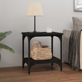 NNEVL Side Table Black 40x30x42 cm Engineered Wood