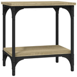 NNEVL Side Table Sonoma Oak 40x30x42 cm Engineered Wood