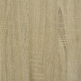 NNEVL Side Table Sonoma Oak 40x40x40 cm Engineered Wood