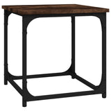 NNEVL Side Table Smoked Oak 40x40x40 cm Engineered Wood