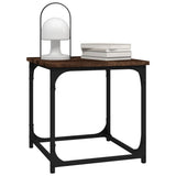 NNEVL Side Table Smoked Oak 40x40x40 cm Engineered Wood