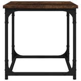 NNEVL Side Table Smoked Oak 40x40x40 cm Engineered Wood