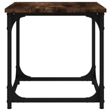 NNEVL Side Table Smoked Oak 40x40x40 cm Engineered Wood