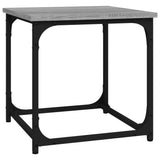 NNEVL Side Table Grey Sonoma 40x40x40 cm Engineered Wood