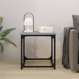 NNEVL Side Table Grey Sonoma 40x40x40 cm Engineered Wood