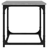 NNEVL Side Table Grey Sonoma 40x40x40 cm Engineered Wood