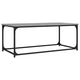 NNEVL Coffee Table Grey Sonoma 102x50x40 cm Engineered Wood and Iron
