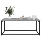 NNEVL Coffee Table Grey Sonoma 102x50x40 cm Engineered Wood and Iron