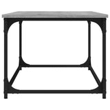 NNEVL Coffee Table Grey Sonoma 102x50x40 cm Engineered Wood and Iron