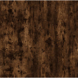 NNEVL Coffee Table Smoked Oak 100x45x45 cm Engineered Wood and Iron