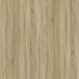 NNEVL Coffee Table Sonoma Oak 80x50x45 cm Engineered Wood and Iron