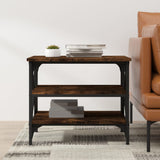 NNEVL Side Table Smoked Oak 55x38x45 cm Engineered Wood