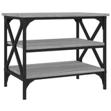 NNEVL Side Table Grey Sonoma 55x38x45 cm Engineered Wood