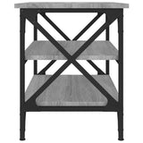 NNEVL Side Table Grey Sonoma 55x38x45 cm Engineered Wood