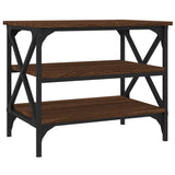 NNEVL Side Table Brown Oak 55x38x45 cm Engineered Wood