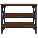 NNEVL Side Table Brown Oak 55x38x45 cm Engineered Wood