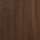 NNEVL Side Table Brown Oak 55x38x45 cm Engineered Wood
