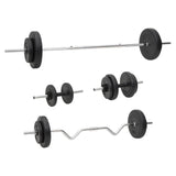 NNEVL Barbell and Dumbbell Plates 60 kg