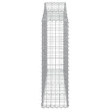 NNEVL Arched Gabion Baskets 5 pcs 200x30x100/120 cm Galvanised Iron