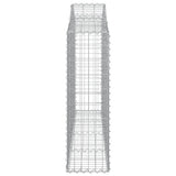 NNEVL Arched Gabion Baskets 11 pcs 200x30x100/120 cm Galvanised Iron