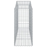 NNEVL Arched Gabion Baskets 14 pcs 200x50x100/120 cm Galvanised Iron