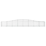 NNEVL Arched Gabion Baskets 3 pcs  400x50x40/60 cm Galvanised Iron