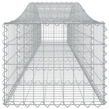 NNEVL Arched Gabion Baskets 3 pcs  400x50x40/60 cm Galvanised Iron