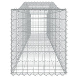 NNEVL Arched Gabion Baskets 7 pcs 400x50x60/80 cm Galvanised Iron