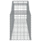NNEVL Arched Gabion Baskets 6 pcs 300x50x60/80 cm Galvanised Iron