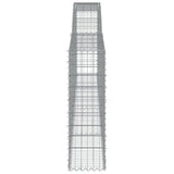 NNEVL Arched Gabion Baskets 6 pcs 400x30x100/120 cm Galvanised Iron