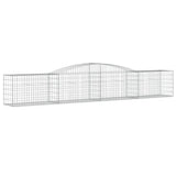 NNEVL Arched Gabion Baskets 5 pcs 400x50x60/80 cm Galvanised Iron