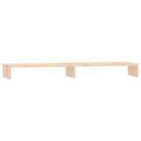 NNEVL Monitor Stand 100x27x10 cm Solid Wood Pine