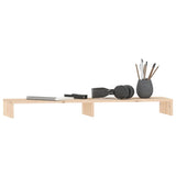 NNEVL Monitor Stand 100x27x10 cm Solid Wood Pine