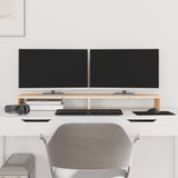 NNEVL Monitor Stand 100x27x10 cm Solid Wood Pine