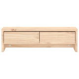NNEVL Monitor Stand 50x27x15 cm Solid Wood Pine