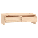 NNEVL Monitor Stand 50x27x15 cm Solid Wood Pine