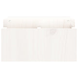NNEVL Monitor Stand White 70x27.5x15 cm Solid Wood Pine