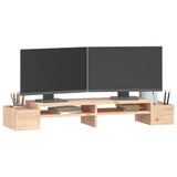 NNEVL Monitor Stand 100x27.5x15 cm Solid Wood Pine