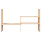 NNEVL Monitor Stand (39-72)x17x43 cm Solid Wood Pine