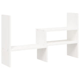 NNEVL Monitor Stand White (39-72)x17x43 cm Solid Wood Pine