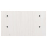 NNEVL Monitor Stand White 50x27x15 cm Solid Wood Pine