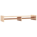 NNEVL Monitor Stand 100x27x15 cm Solid Wood Pine
