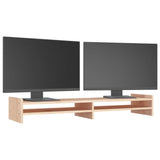 NNEVL Monitor Stand 100x27x15 cm Solid Wood Pine