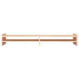 NNEVL Monitor Stand 100x27x15 cm Solid Wood Pine