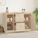 NNEVL Sideboard 111x34x75 cm Solid Wood Pine