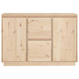 NNEVL Sideboard 111x34x75 cm Solid Wood Pine