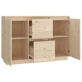 NNEVL Sideboard 111x34x75 cm Solid Wood Pine
