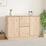 NNEVL Sideboard 111x34x75 cm Solid Wood Pine