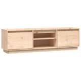 NNEVL TV Cabinet 140x35x40 cm Solid Wood Pine
