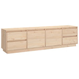 NNEVL TV Cabinet 176x37x47.5 cm Solid Wood Pine